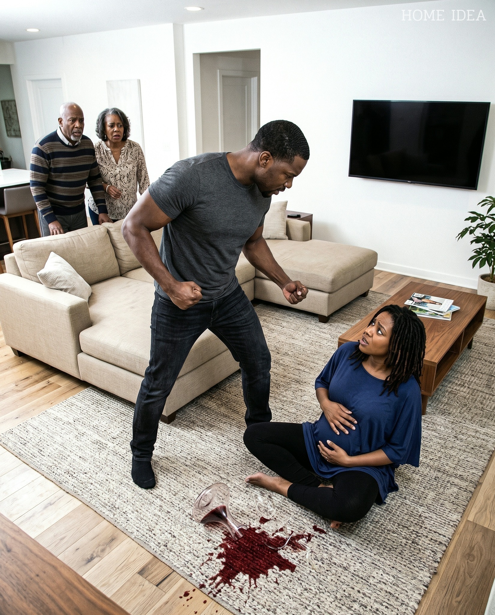 “My husband beat me while I was pregnant and his parents laughed… but they didn’t know that a simple message would destroy everything.”