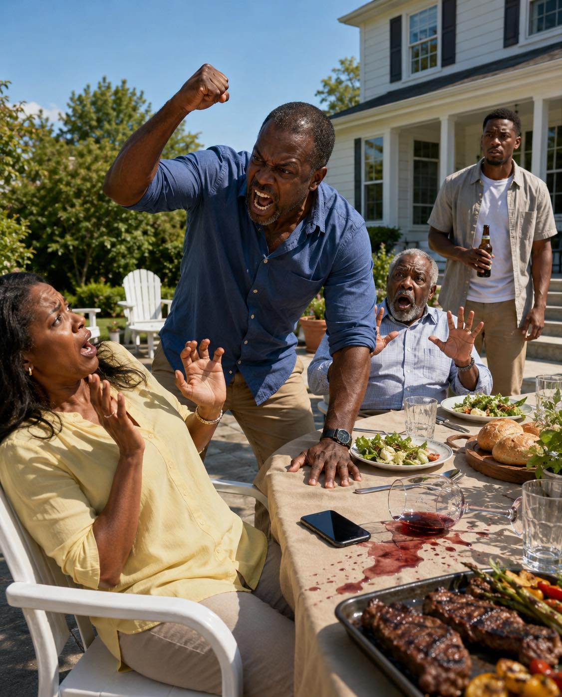 PART 2: My son-in-law ʜ!ᴛ my daughter during a family meal, and her brother smiled: “It was about time”… but a phone call revealed the shady business they were hiding.