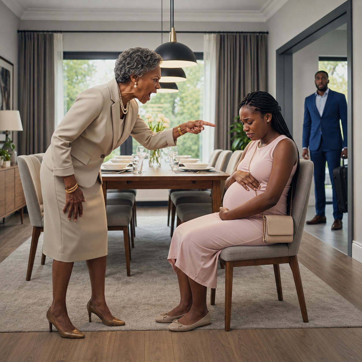 Husband Saw His Mother Humiliating His Pregnant Wife… What He Did Next…