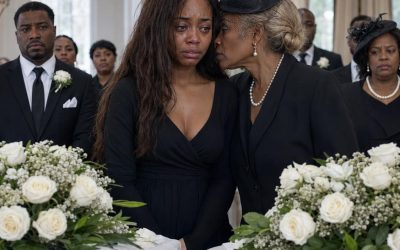 At my twin babies’ funeral, as their tiny coffins lay before me, my mother-in-law leaned close and hissed, “God took them because He knew what kind of mother you were.” I snapped, sobbing, “Can you shut up-just for today?” That’s when she slapped me,