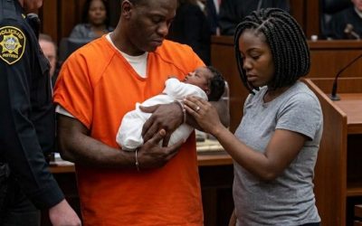 “Life Without Parole—But One Last Request: He Asked to Hold His Newborn for a Single Minute. The Courthouse Fell Silent When the Baby Went Still.”