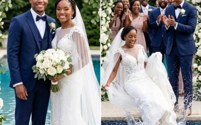 My Groom Pushed Me Into the Pool at Our Reception and Called It “Just a Joke”—So I Gave Him a Surprise He’ll Never Forget