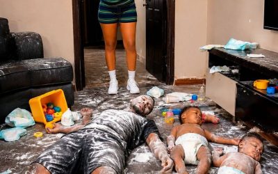 Mom leaves Dad alone with the kids for ONE afternoon… and returns to a disaster movie trailer 😭😂”