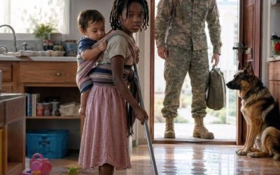 I came back after two years, thinking my children were waiting for me with their mother, but I found them alone, with an empty refrigerator and a dog guarding the door 🐕💔. My daughter only said: ‘Mom left and I took care of my little brother,’ and then I opened a bank envelope and realized something worse was coming.” —Your mother left with another man and said she couldn’t carry you anymore. That was the first thing Captain Julián Ramírez heard when he returned home after nearly two years away, deployed in operations far from Jalisco. There were no welcome hugs, no hot food waiting for him, no music or family in the living room. Only his daughter Valeria, ten years old, standing at the entrance with exhausted eyes, holding her little brother Mateo as if he were her own. Beside her, Bruno, an old, skinny German shepherd, growled, his body placed protectively in front of the children, as if he were still defending a house everyone had forgotten. Julián dropped his military backpack. —Vale… where is your mom? The girl lowered her gaze. —She left, Dad. Months ago. She said she was going to start over. I thought she would come back… but she never did. Julián felt the ground open beneath him. He had endured sleepless nights, fear, cold, impossible orders. But nothing hit him harder than seeing his daughter with dry hands, a patched school uniform, and a kind of maturity no child should have. He stepped inside slowly. The house smelled of confinement, dampness, and old food. In the kitchen there were two plates, a pot with stuck rice, and a bag of hard tortillas. The refrigerator was almost empty. On the table he found Valeria’s notebook with an assignment titled “My family.” She had drawn a father far away, a small child, a big dog, and herself in the middle holding everything together. Julián covered his mouth so he wouldn’t break down in front of them. —Who gave you food? Valeria held Mateo tighter. —Sometimes Mrs. Chayo brought us beans. Sometimes I sold jelly desserts at school. Bruno scared away people who came to collect money. Mateo, who could barely speak, hid behind his sister’s leg and whispered: —Mom said Valeria was already big. Julián closed his eyes. That sentence hurt more than any wound. That night he bathed his children, cooked eggs with what little he could find, and slept sitting beside their beds because Mateo cried if he was left alone. Bruno lay down at the bedroom door, as if he could finally rest. The next morning, Julián went to the elementary school. The principal welcomed him with a look between relief and anger. —Captain, your daughter had been coming for months holding Mateo’s hand. She dropped him off at preschool and then went to class. She never asked for anything. She just said her mother was “busy.” The teacher showed him something that broke him completely: several unsigned reports, overdue fees, and a note where Valeria had written: “Don’t tell my dad, because he is saving people.” Julián left the school with clenched jaws. He promised himself his children would never feel hunger or fear again. But when he got home, he found a yellow bank envelope at the door with his name on it… and inside was an eviction warning for a debt he had never signed. And the worst was only just beginning. What would you do if you came home and discovered your children survived alone because of someone who was supposed to protect them? Thank you for staying with me until here 🙌📖 This is just the beginning… The next part is already in the comments 👇🔥 If you can’t find it, tap “See all comments” 💬✨” phuquy Avatar Posted by phuquy – 19/05/2026 “I came back after two years, thinking my children were waiting for me with their mother, but I found them alone, with an empty refrigerator and a dog guarding the door 🐕💔. My daughter only said: ‘Mom left and I took care of my little brother,’ and then I opened a bank envelope and realized something worse was coming.”
