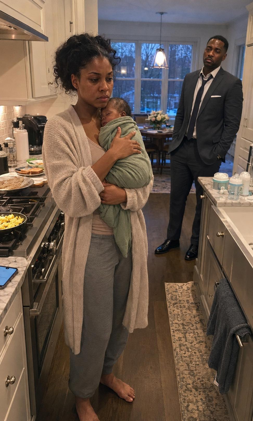 His Family Thought the Exhausted Young Mother Left With Nothing but One Suitcase After He Said “Divorce” — Until They Learned She Had Quietly Taken the Financial Records He Tried to Hide