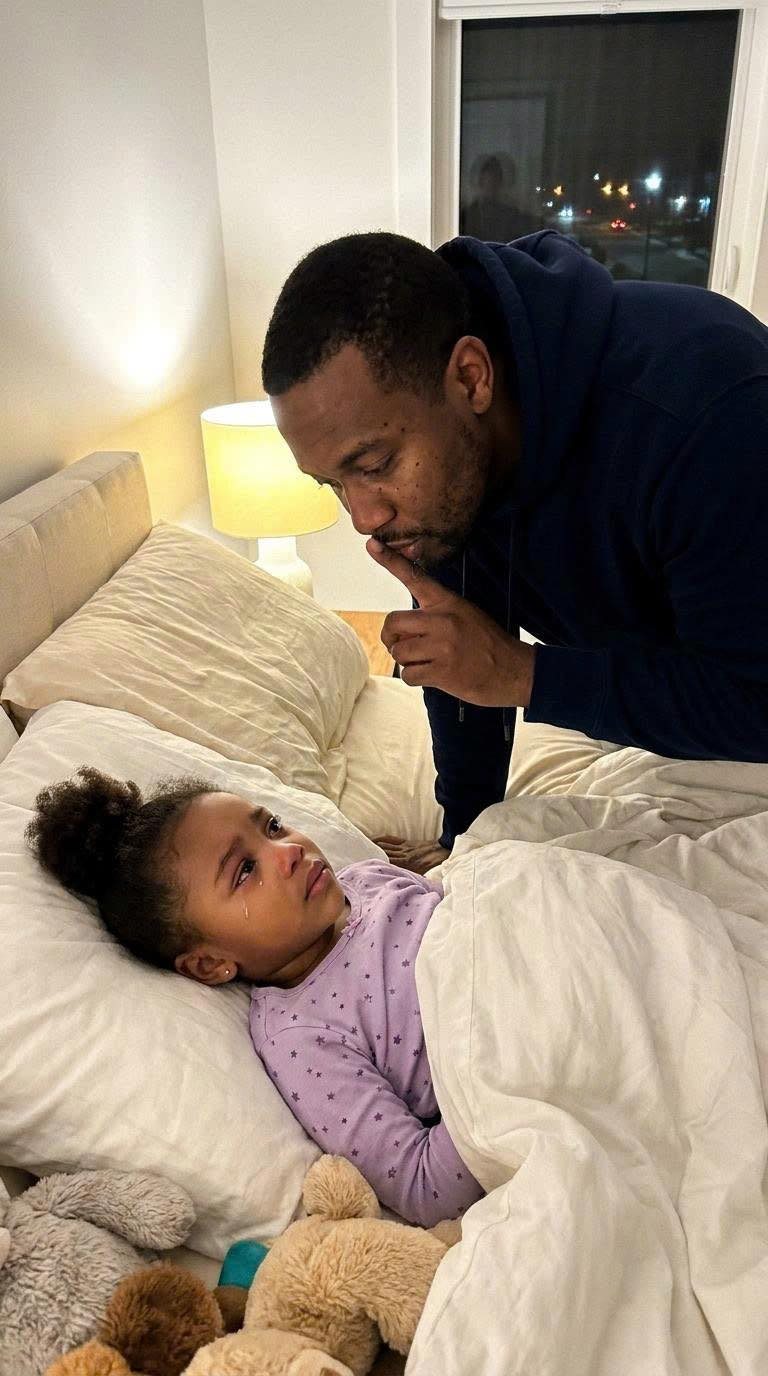 “DAD… MY BACK HU.RTS SO BAD I CAN’T SLEEP. MOM TOLD ME NOT TO TELL YOU.”