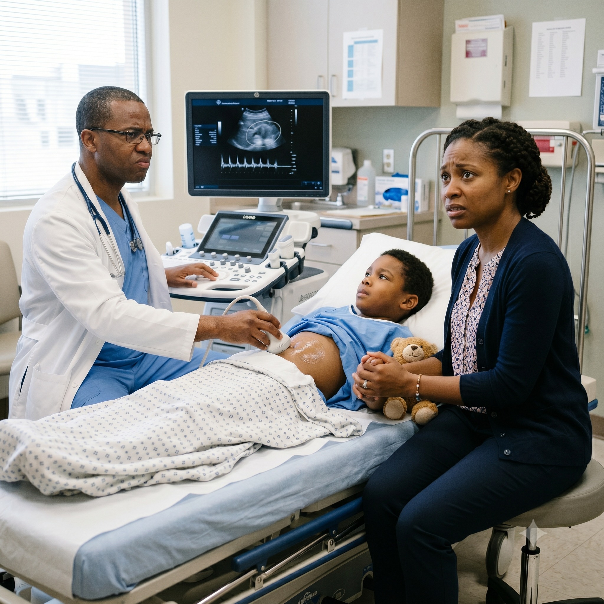 “THE DOCTOR LOOKED AT THE ULTRASOUND, TURNED PALE, AND ASKED ME SOMETHING THAT MADE MY BLOOD RUN COLD: ‘MA’AM… IS YOUR HUSBAND HERE?’”