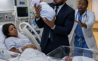 When my twins were born, my husband wept in front of the entire operating room staff. I thought it was pure emotion aura… yaas.