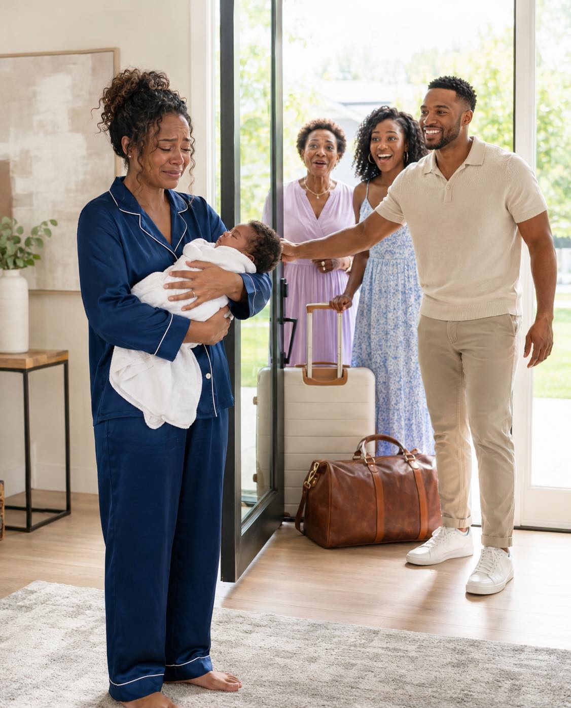 My mother-in-law looked at my 38-week pregnant belly, told my husband, “Put a lock on both doors and let her give birth alone,” and then went off on a luxury trip, paid for with my money.
