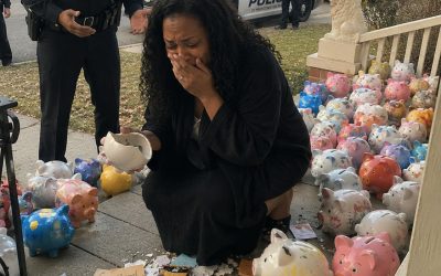 My 6-Year-Old Son Gave All His Savings to Help Our Elderly Neighbor – The Next Morning, Our Yard Was Filled with Piggy Banks, and Patrol Cars Were Everywhere