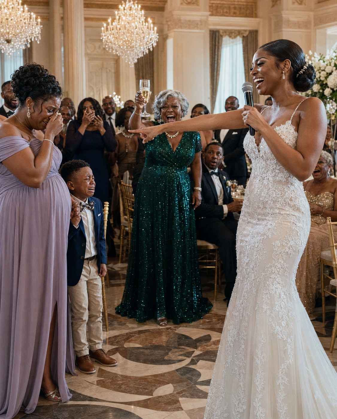 My Sister Called Me “The Single Mom Nobody Wanted” at Her Wedding—Then the Groom Took the Mic and Canceled Everything in Front of 200 Guestsvv