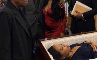 At my daughter’s funeral, her husband’s mistress leaned close and whispered, “I won”… until the lawyer stepped forward, asked for silence, and began reading the will.
