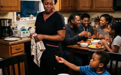 My five-year-old son picked food off the floor to feed me—and in that moment, I realized my marriage had already fallen apart beyond repair.