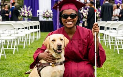 At Graduation, My Blind Daughter’s Guide Dog Started Barking at a Man – Then I Looked Up, and When I Saw Who Was Standing in Front of Me, My Knees Went Weak