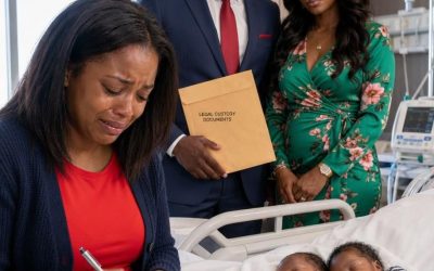 Three days after an emergency C-section, my husband arrived with his assistant to force me to sign the divorce papers so he could keep our twin daughters.