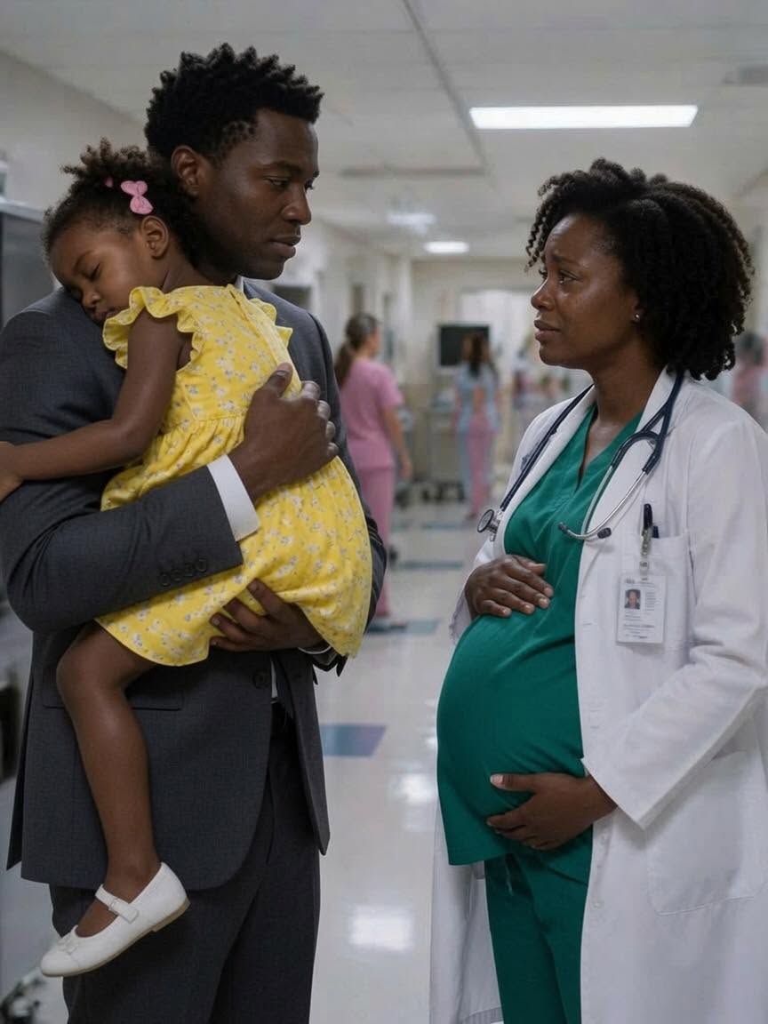 My ex rushed into my emergency room with his injured daughter in his arms, never imagining the doctor waiting for him would be me—the woman he had walked away from months earlier. And he definitely never expected to see me seven months pregnant with a baby he didn’t even know existed.