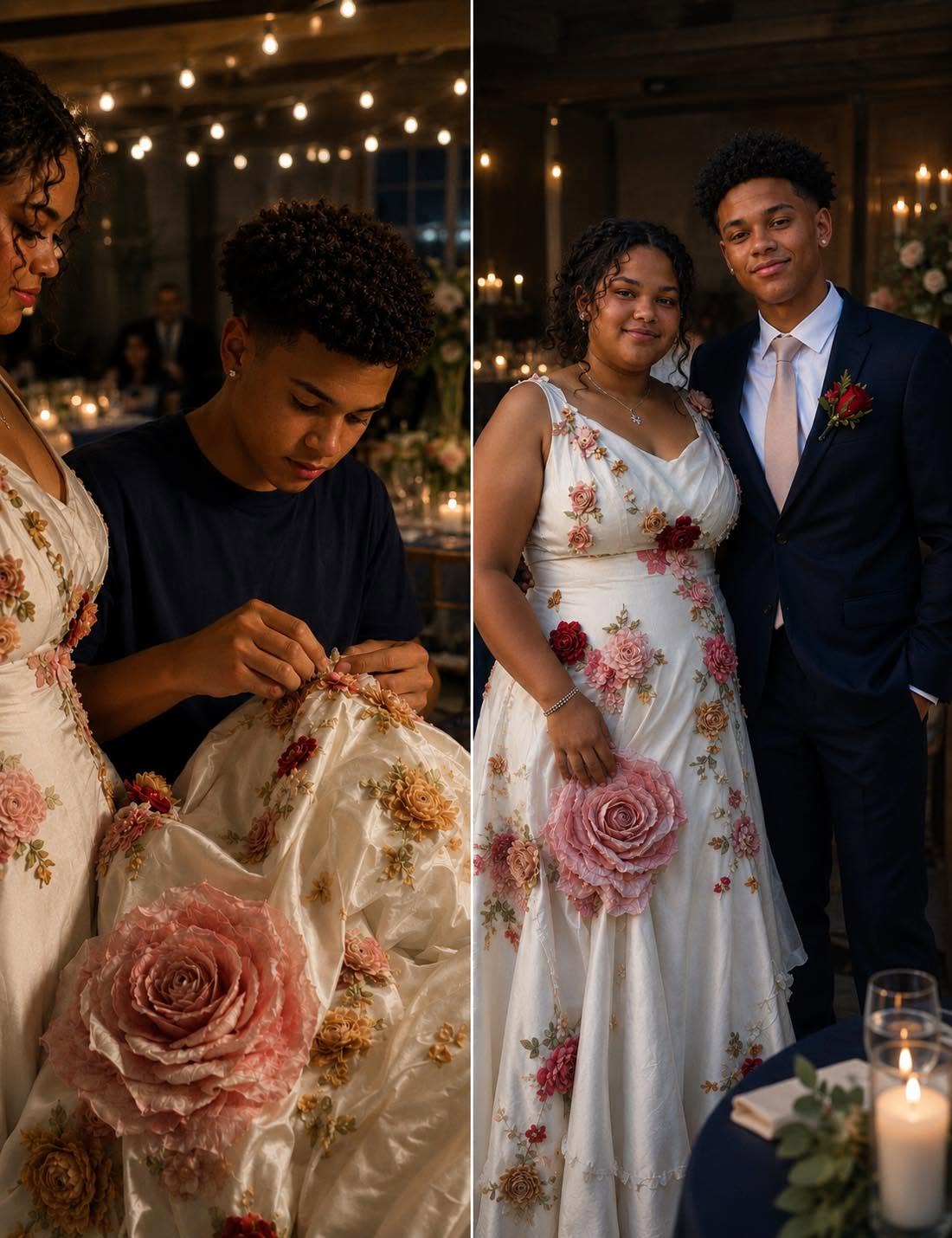 My Daughter’s Best Friend Sewed Her a Prom Dress After Every Shop Told Us She Was Too Big for a Beautiful Gown – What Else He Did at Prom Left Everyone Speechless