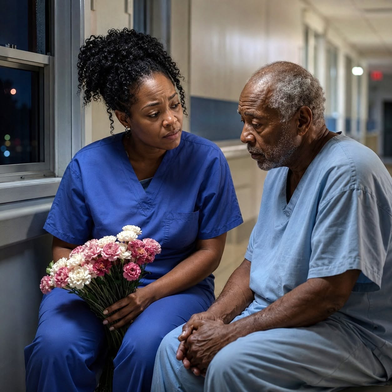 My name is Hope, I’m forty-four years old, and I’ve worked the night shift toos on the internal medicine floor of a yas public hospital for the last twelve years