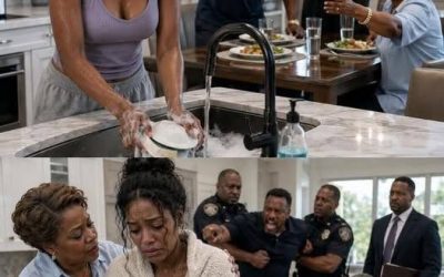 I visited my daughter without warning and froze in sh0ck. Her husband and mother-in-law sat comfortably eating dinner while she stood at the