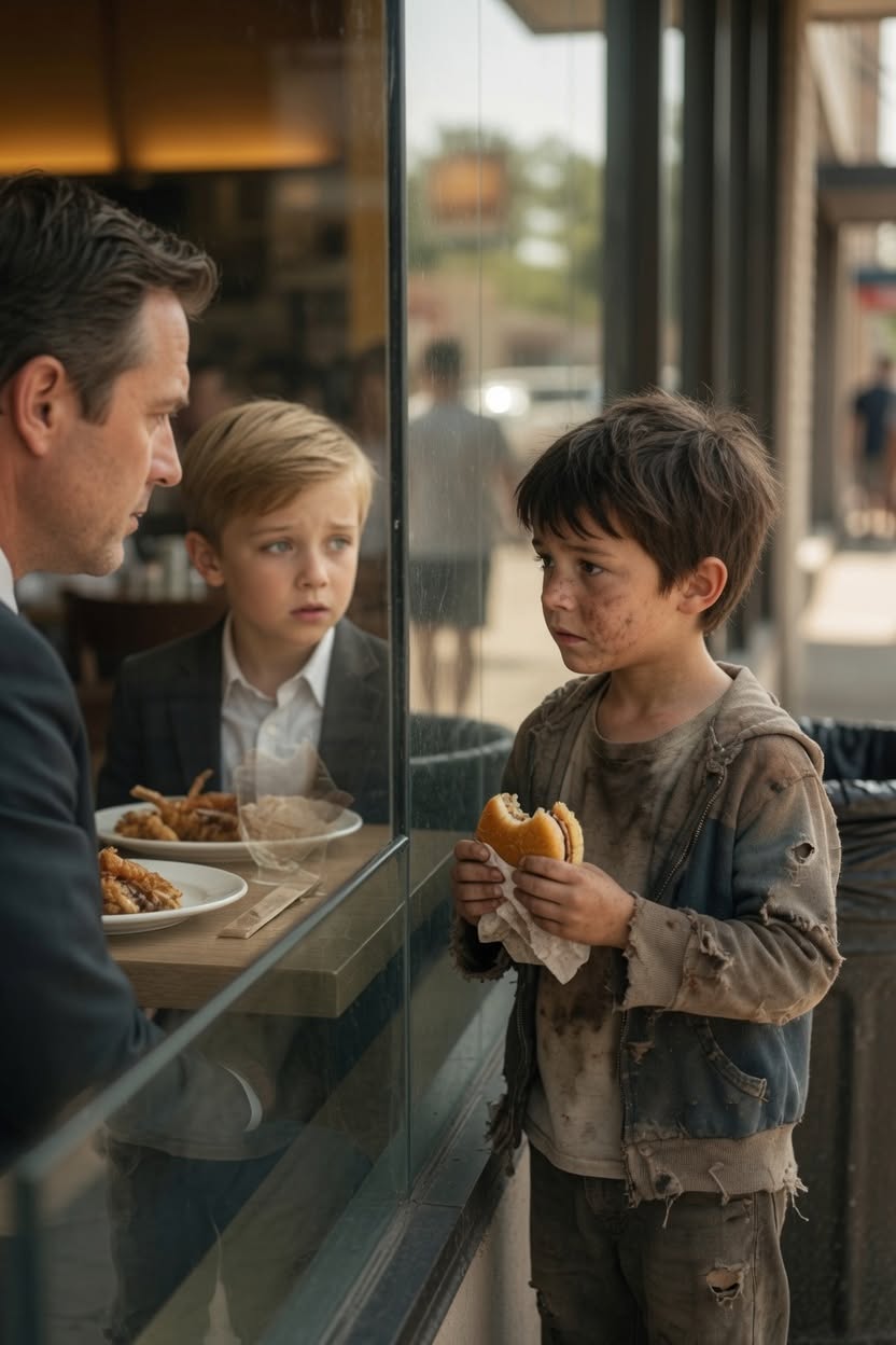 A Rich Child Saw a Boy Searching for Food in Trash — His Father’s Reaction Shocked Everyone