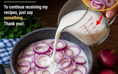 Red Onion and Milk Mixture