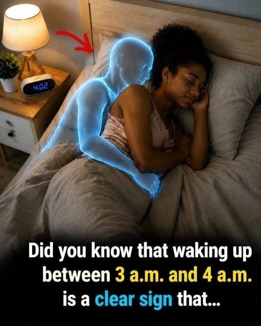 Did you know that waking up at 3 or 4 in the morning is a clear sign of… See more..,