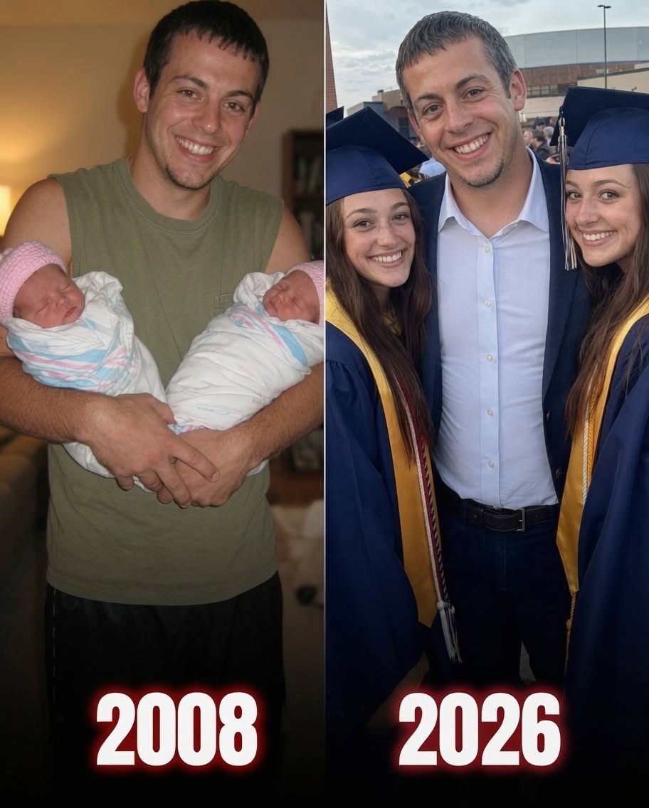 My Wife Left Our Twins Right After Birth – 18 Years Later, She Showed up at Their Graduation with a ‘Special Gift’, But What My Daughters Did Next Froze the Room