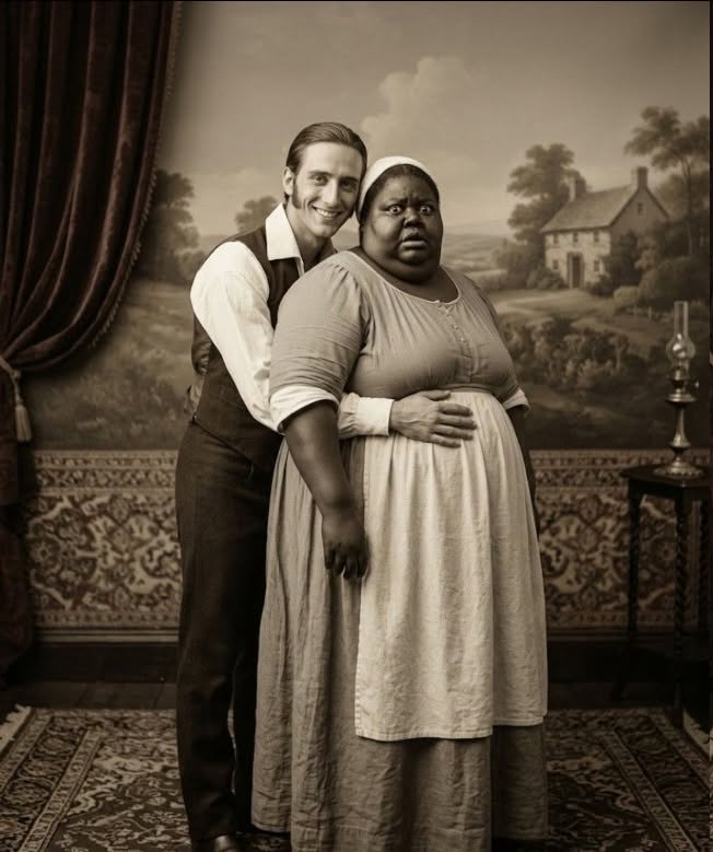 A farmer bought a giant slave for seven cents… No one imagined what he would do with her. Everyone mocked him when he paid only seven cents for a woman nearly two meters tall, considered useless by the other buyers. They said no job suited her poorly controlled strength and that she would only be a source of losses. But the farmer looked at her differently, as if he could see beyond the words. That night, he took her to the stable, not to make her work, but to train her in secret. The auction took place on a sweltering morning in February 1857, in the central square of Vassouras, in the countryside of Rio de Janeiro. The Paraíba Valley smelled of ripe coffee and human sweat. Dozens of farmers crowded around the wooden platform, where men, women, and children were displayed like cattle. The auctioneer, a heavyset man with a twisted mustache and a shrill voice, announced each lot with the enthusiasm of a seller of purebred horses. When it was her turn, the silence was immediate—not out of admiration, but discomfort. The woman stood 1.95 meters tall, perhaps more. Her shoulders were as broad as a man’s, her hands enormous, her bare feet leaving deep marks on the wooden platform. Her torn coarse cotton dress barely covered her angular body, its lines and muscles marked by hunger and forced labor. Her black hair had been shaved off. Her deep, dark eyes did not look at anyone; they drifted into the void, as if she were somewhere else. “Her name is Benedita,” announced the auctioneer, his voice losing enthusiasm. “Twenty-three years old, from the Recôncavo Baiano region, strong as an ox.” But… and here he paused awkwardly… “no overseer has managed to tame her. She has already been to four farms. She obeys no orders. She is not suited for the fields, not suited for the big house—she only brings headaches.” “Does anyone offer five réis?” Silence fell over the square. No one raised a hand. Three réis. The auctioneer lowered the price, almost pleading. Nothing. Two réis. Silence. One réis. The farmers began to disperse, losing interest. Then a deep voice from the back of the square broke the silence: “Seven cents!” Everyone turned. It was Joaquim Lacerda, owner of the Santo António farm, a medium-sized plantation of 320 hectares of coffee trees employing about 80 forced laborers. A man in his fifties, with gray hair, a trimmed beard, and simple but clean clothes. He was neither rich nor powerful—just a farmer barely surviving, always in debt to the bank, always calculating every cent. The other buyers laughed. Seven cents for that useless giant. Joaquim must be losing his mind… Continued in the first comment.,