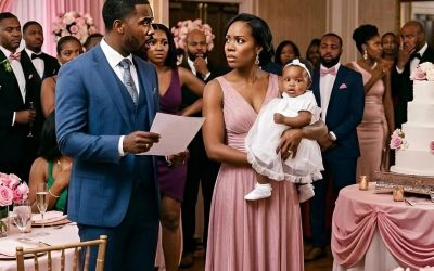 On my daughter’s first birthday, my mother-in-law accused me of lying about her paternity because of her blue eyes—until I calmly revealed two envelopes that exposed the truth she tried to hide.