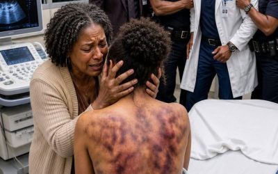 At the VIP clinic, I was helping my nine-month pregnant daughter out of her clothes for her final ultrasound. When her shirt dropped, I stopped breathing. Her back and ribs were a h0rrific canvas of massive, boot-shaped b.ruises. She panicked, covering her chest and shivering. “Mom, please! He’s the hospital director. He said if I leave him, he’ll make sure I don’t wake up from my C-section,” she begged. 2