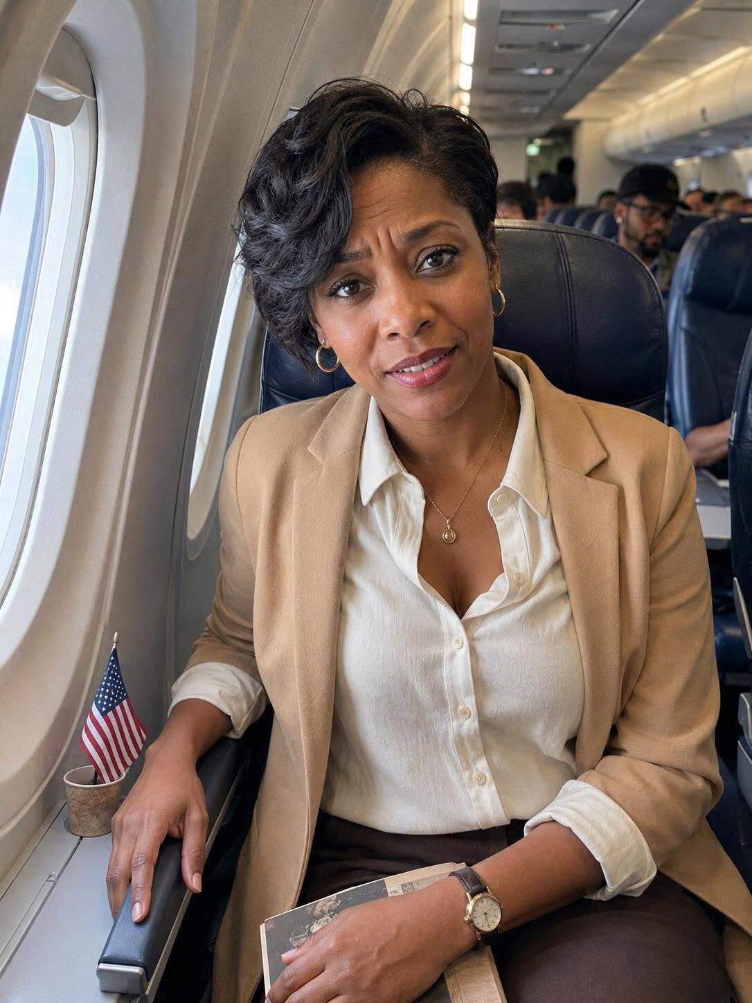 On Our Anniversary, I Flew on My Pilot Husband’s Flight to Surprise Him – Then His Announcement Made My Blood Run Cold 1