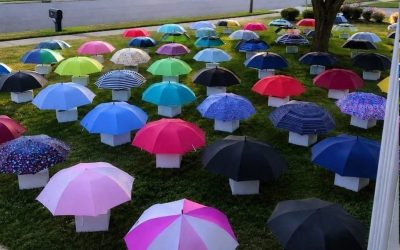 My Son Gave His Umbrella to a Pregnant Stranger in the Rain – The Next Morning, 47 Umbrellas Appeared on Our Lawn, Each With a Numbered Box That Made My Heart Stop2